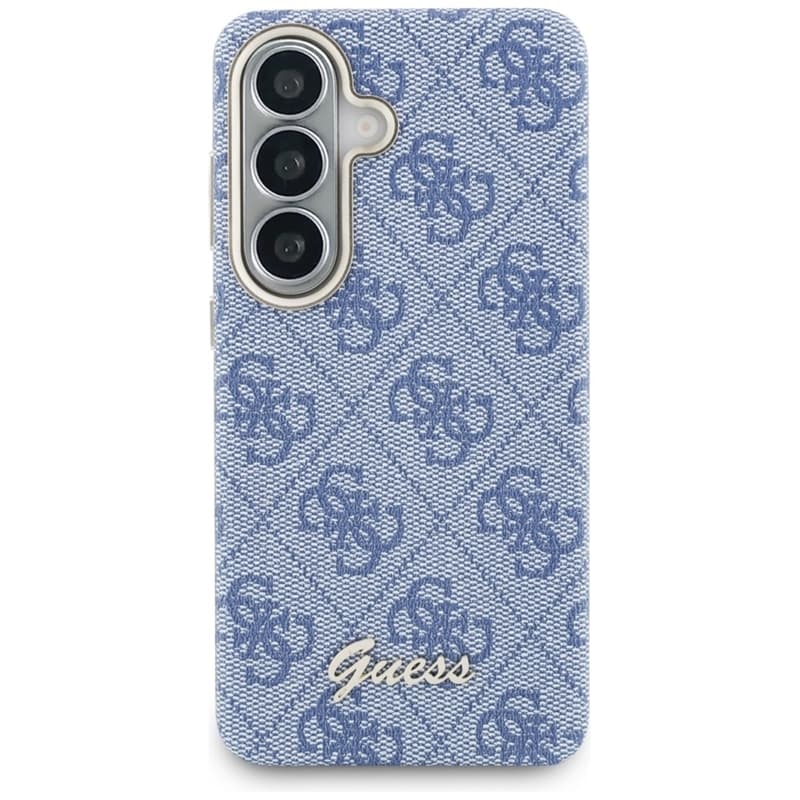 Guess 4G Script MagSafe - Samsung Galaxy S26 Case (Blue) 3