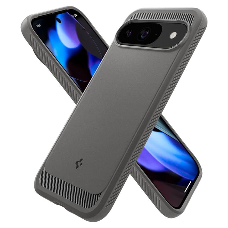 Spigen Rugged Armor - Case for Google Pixel 9 / 9 Pro (Marble Grey) 6