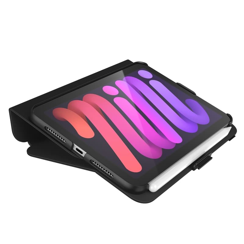 Speck Balance Folio - Case for iPad mini 7 (2024) / mini 6 (2021) with MICROBAN Coating (Black) 7