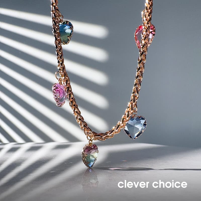 Crong Phone Charm - Lanyard Phone Pendant (Rainbow Hearts) 2