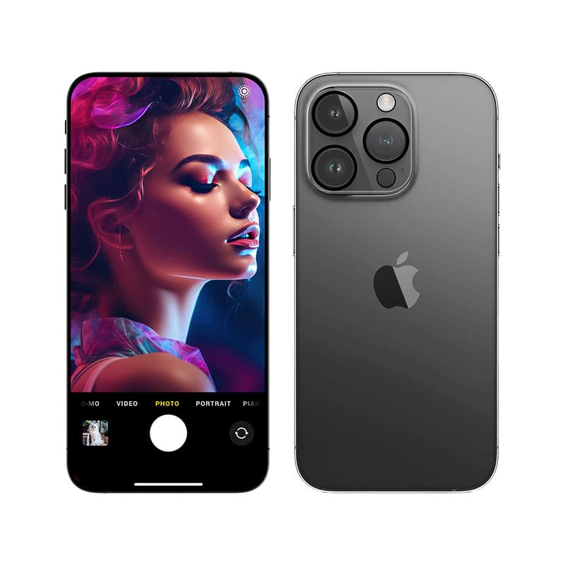 3mk Lens Pro Full Cover - Camera Lens Glass for iPhone 15 Pro / 15 Pro Max 7