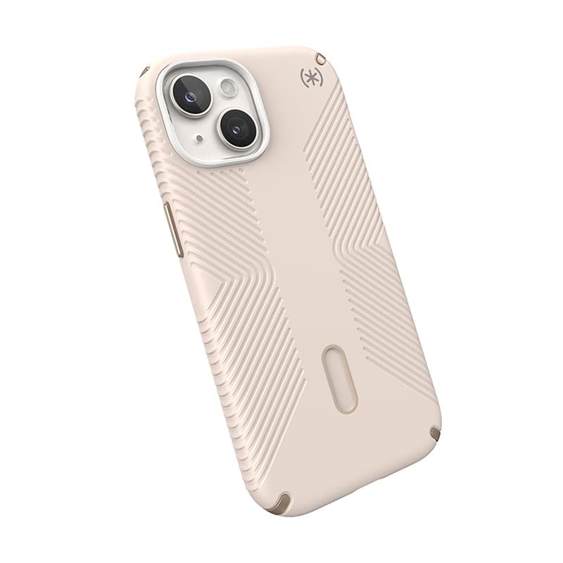 Speck Presidio2 Grip ClickLock & MagSafe - iPhone 17e / 16e / 15 / 14 / 13 Case (Bleached Bone / Heirloom Gold / Hazel Brown) 5