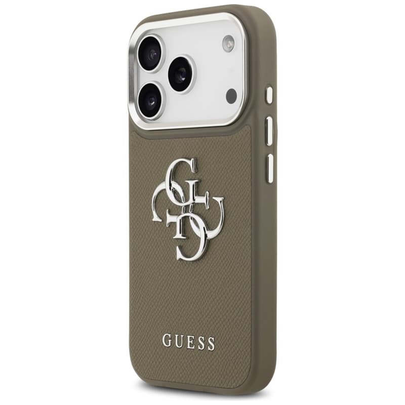 Guess Grained Big 4G Classic Logo - Case iPhone 17 Pro (brown) 2