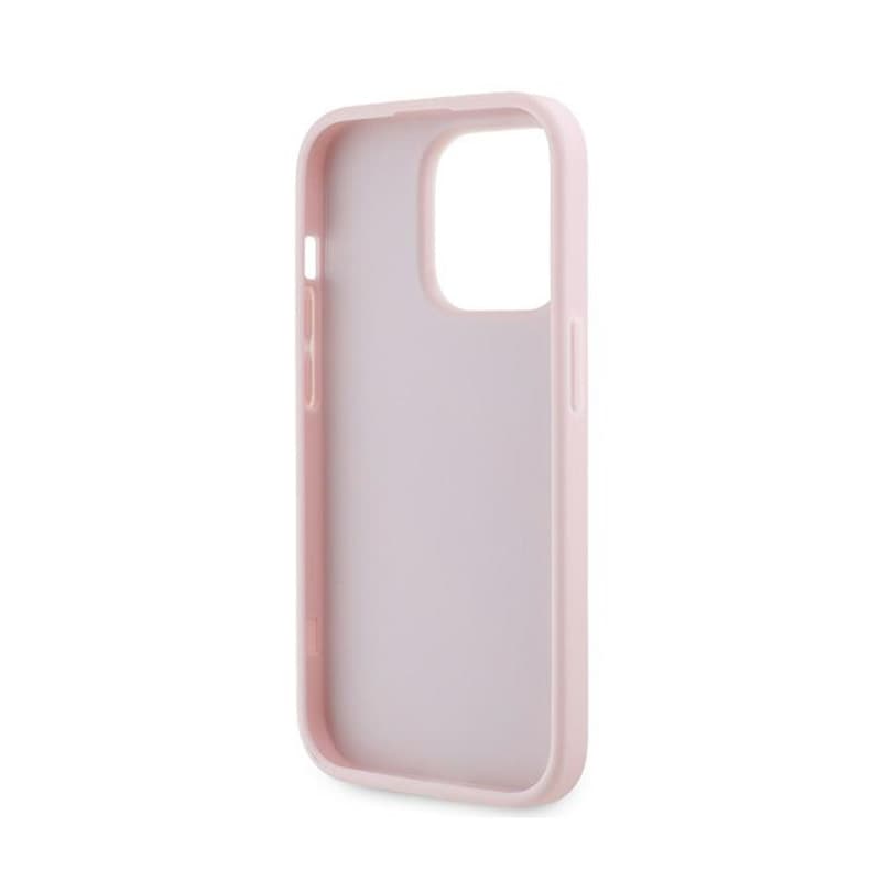 Karl Lagerfeld Diagonal Quilted Script - Case for iPhone 14 Pro (Pink) 7