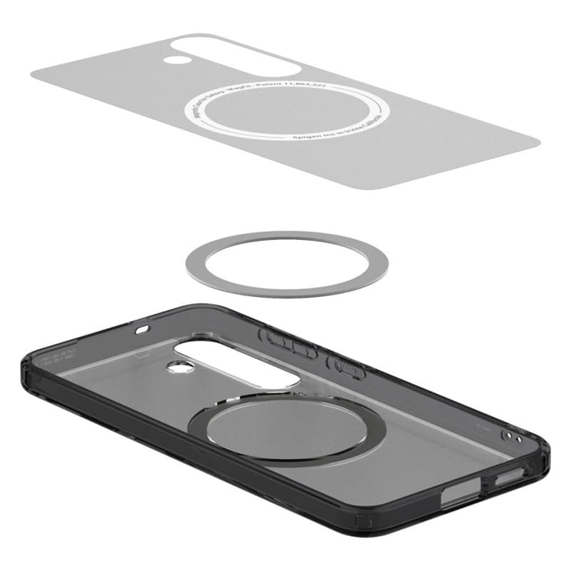 Spigen Ultra Hybrid Mag MagSafe - Case for Samsung Galaxy S25 (Frost Black) 7
