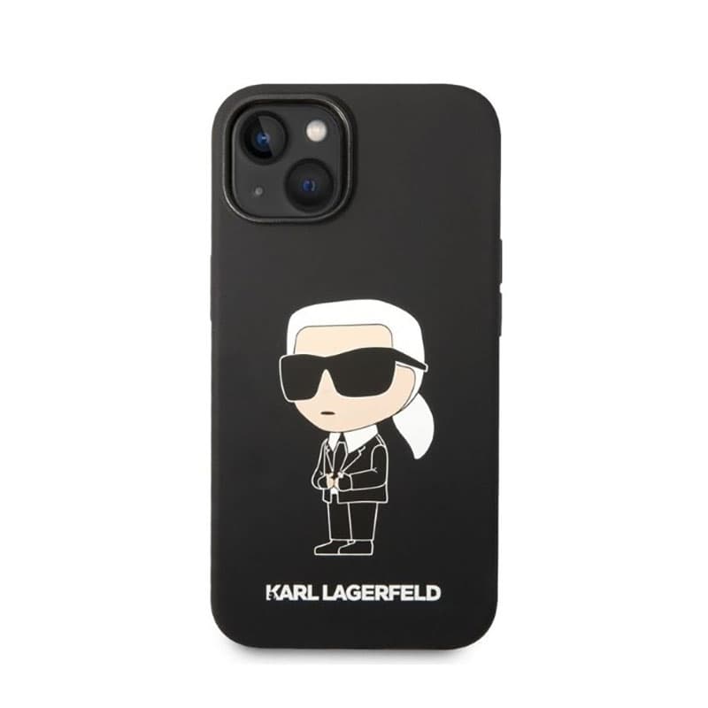 Karl Lagerfeld Silicone NFT Ikonik - Case for iPhone 14 Plus (Black) 3
