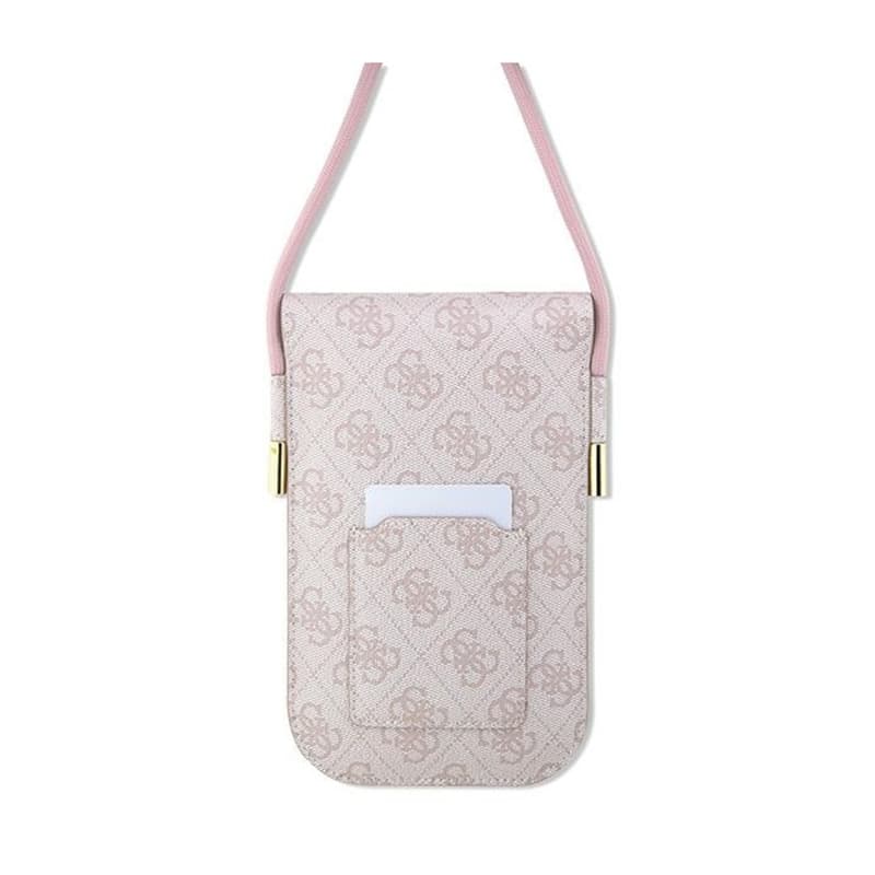Guess 4G Metal Script Logo - Phone crossbody bag (pink) 2