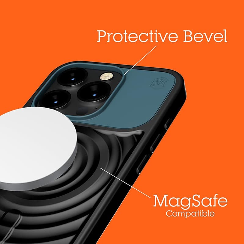 STM Reawaken Ripple MagSafe - Case for iPhone 15 Pro Max (Clear) 4