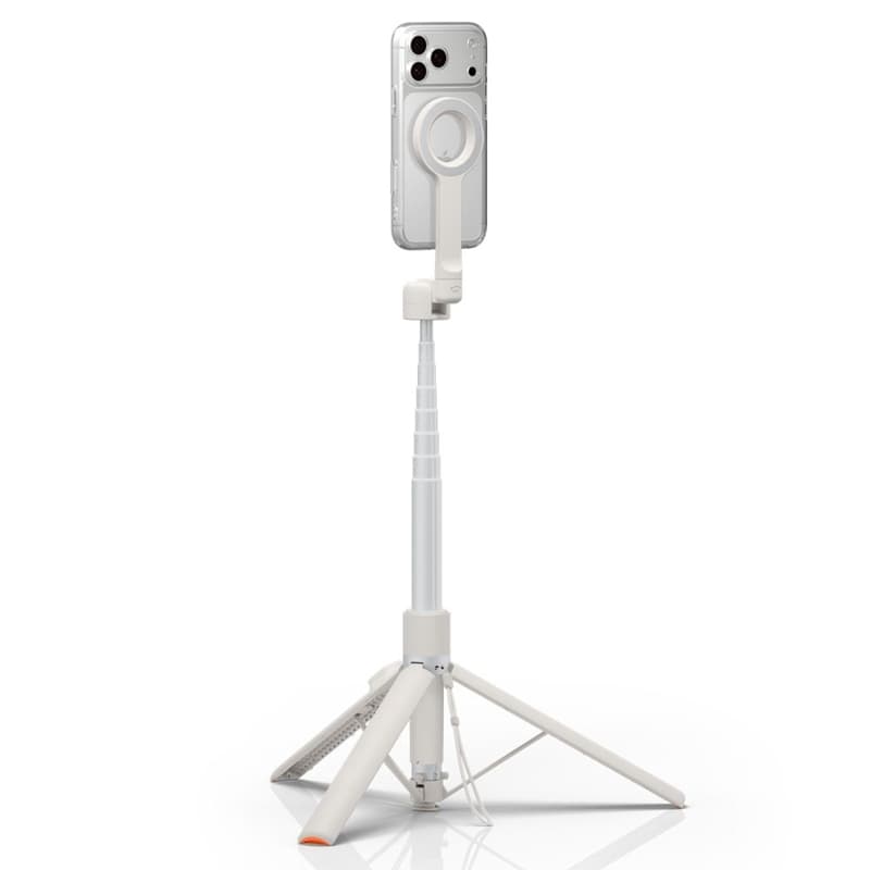 Spigen S582W MagSafe Bluetooth Selfie Stick Tripod - Smartphone Tripod / Selfie Stick Holder (Dune Beige) 2