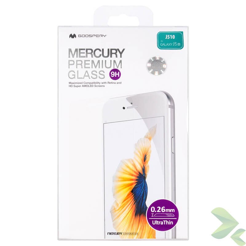 Mercury Premium Glass - Tempered Glass Screen Protector 9H for Samsung Galaxy J5 (2016) 1