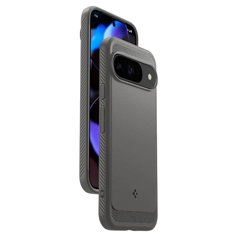 Spigen Rugged Armor - Case for Google Pixel 9 / 9 Pro (Marble Grey) 7