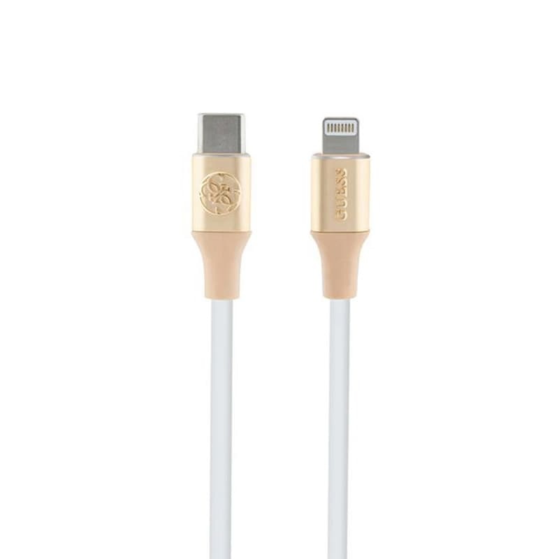 Guess Ebossed Logo - USB-C to Lightning cable MFi certified 1.5m (gold) 1