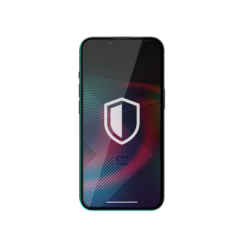 3mk HardGlass Max Lite - Tempered Glass for iPhone 14 / iPhone 13 / iPhone 13 Pro (Black) 7