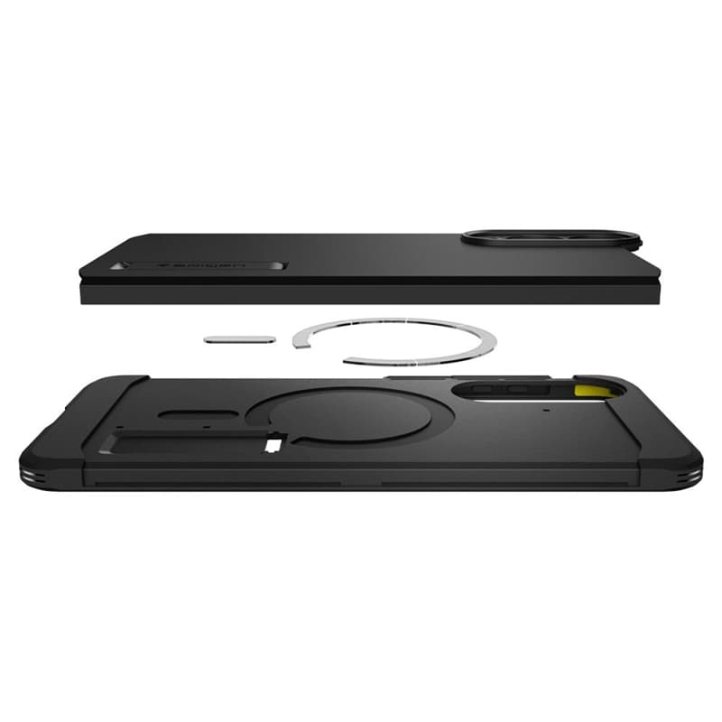 Spigen Tough Armor MagSafe - Case for Samsung Galaxy S25 Edge (Black) 8