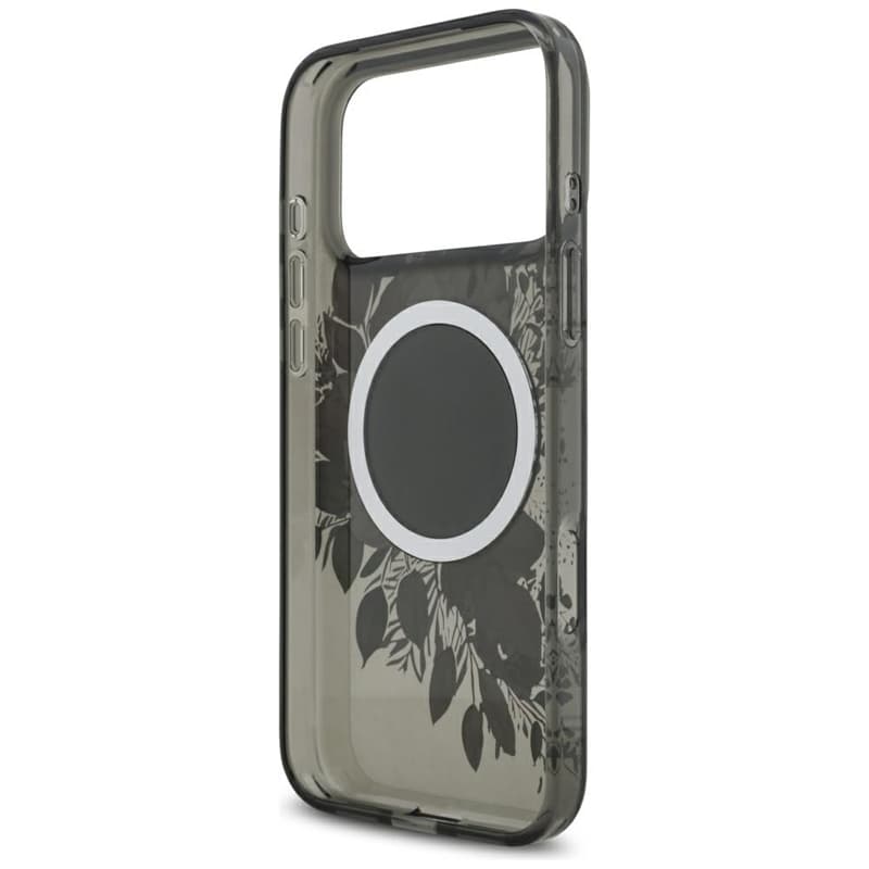 Guess IML Flowers Electro Pearl Strap MagSafe - Case iPhone 17 Pro Max (black) 7