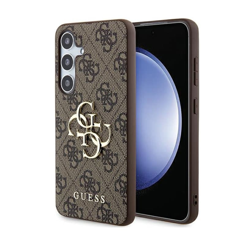 Guess 4G Big Metal Logo - Case Samsung Galaxy A55 5G (brown) 1