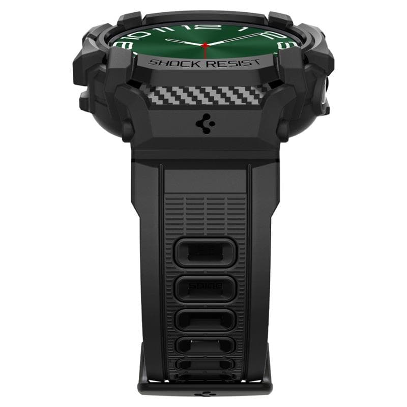 Spigen Rugged Armor Pro - Strap + Case for Samsung Galaxy Watch Ultra 47 mm (2025/2024) (Matte Black) 7