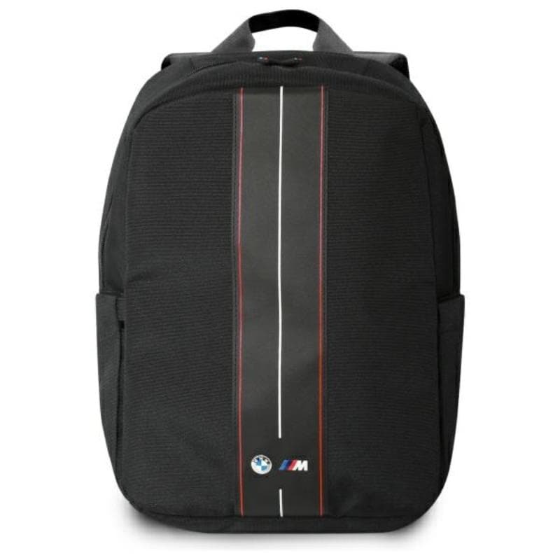 BMW Nylon Red Stripe - Laptop Backpack 16" (Black) 1