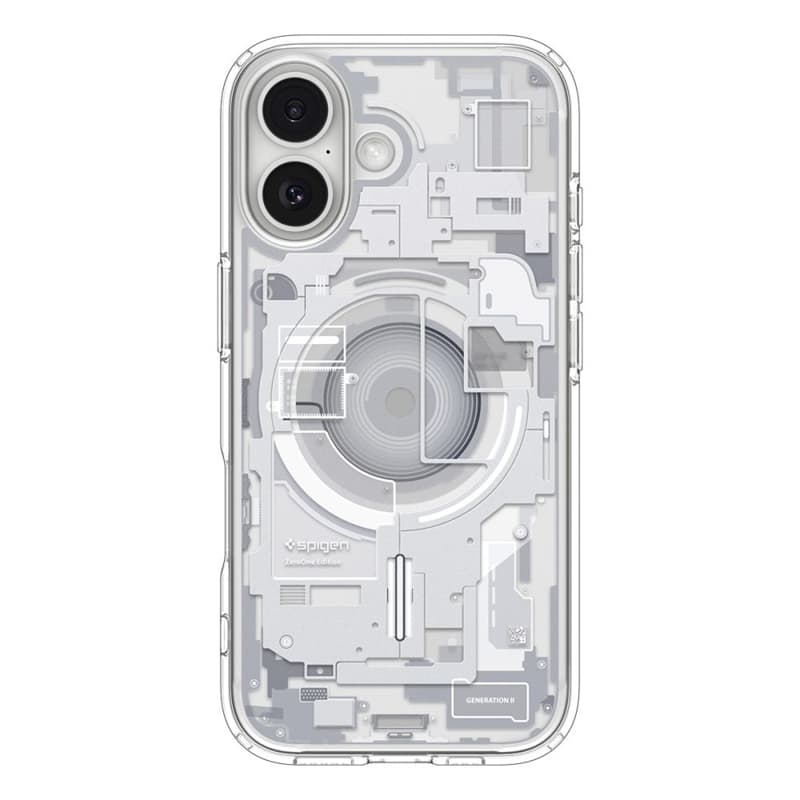 Spigen Ultra Hybrid Mag MagSafe - Case for iPhone 17 (Zero One White)   2