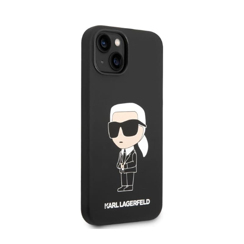 Karl Lagerfeld Silicone NFT Ikonik - Case for iPhone 14 Plus (Black) 4