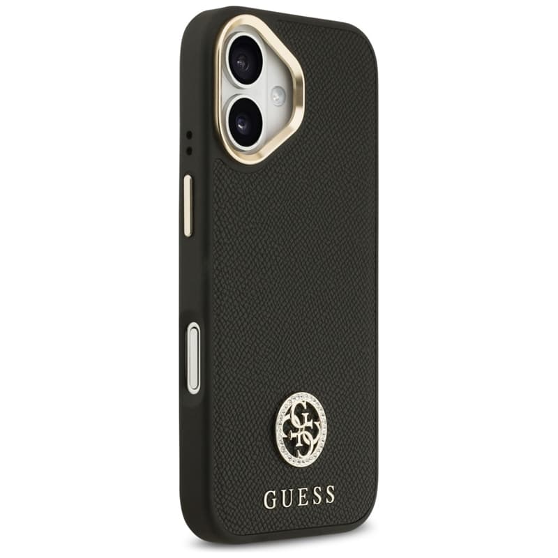 Guess Grained Strass Logo MagSafe - Case iPhone 17 (black) 4