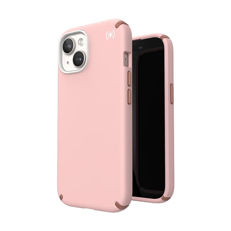 Speck Presidio2 Pro Magsafe - iPhone 17e / 16e / 15 / 14 / 13 Case (Dahlia Pink / Rose Copper / White)