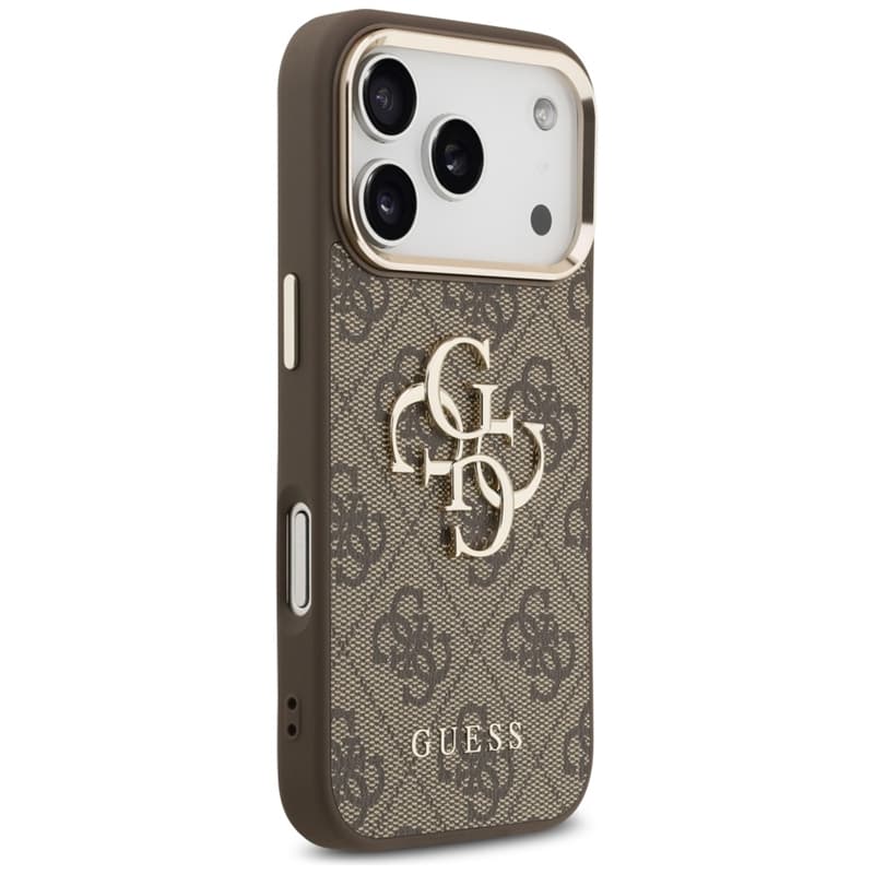 Guess 4G Big 4G Classic Logo - Case iPhone 17 Pro (Brown / Gold) 4