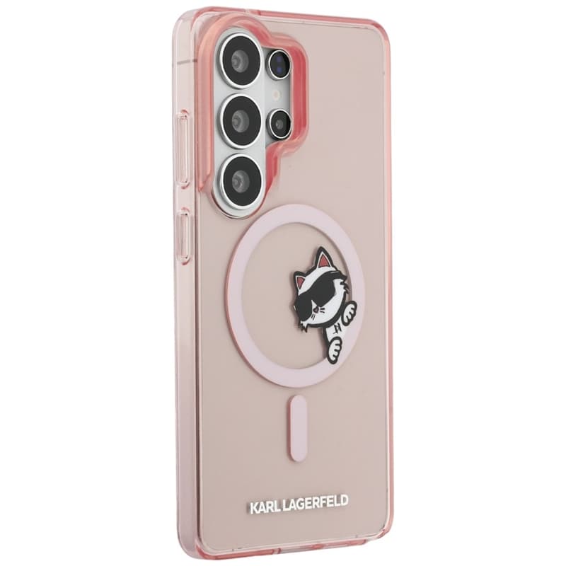 Karl Lagerfeld IML Peekaboo Choupette MagSafe - Samsung Galaxy S26 Ultra Case (Pink) 4