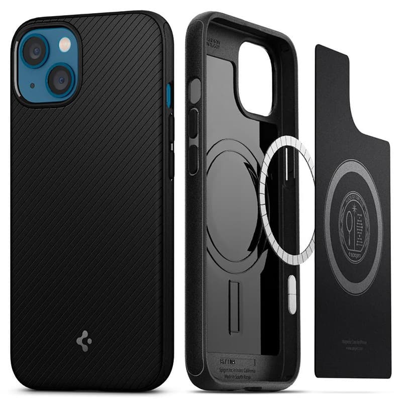 Spigen Mag Armor MagSafe - iPhone 13 Case (Matte Black) 1