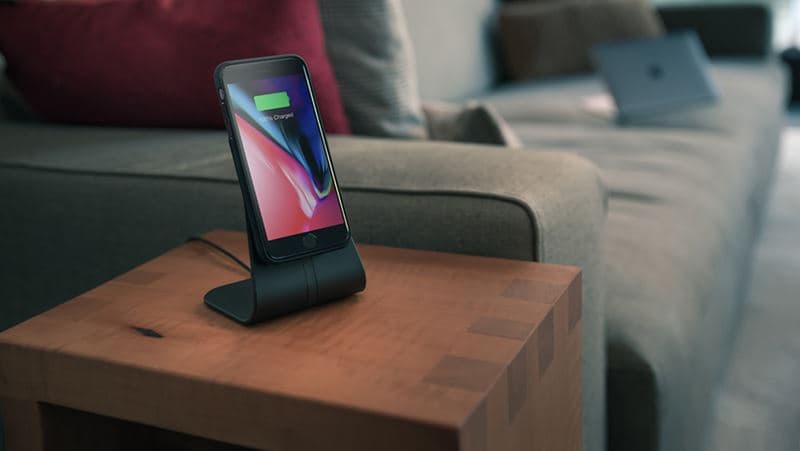 XVIDA Fast Charging Desk Stand - Inductive charger for Samsung Quick Charge 2.0 (Black) 7
