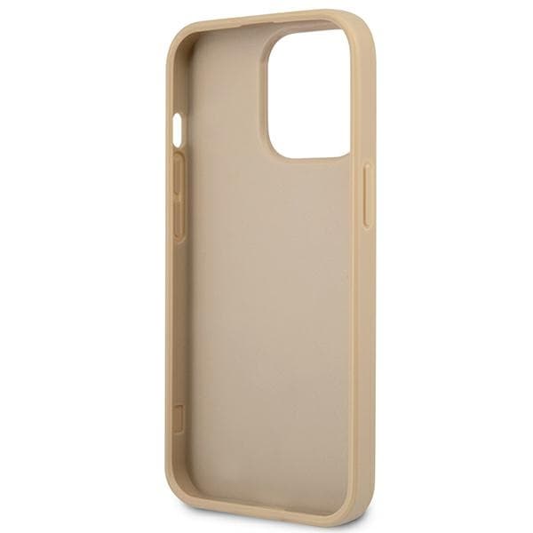 Guess SaffianoTriangle Logo Case - Case for iPhone 13 Pro (beige) 7