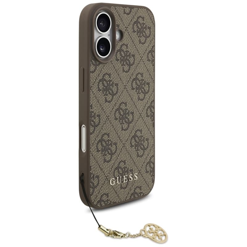 Guess 4G Charms Collection MagSafe - iPhone 17 Case (Brown) 3