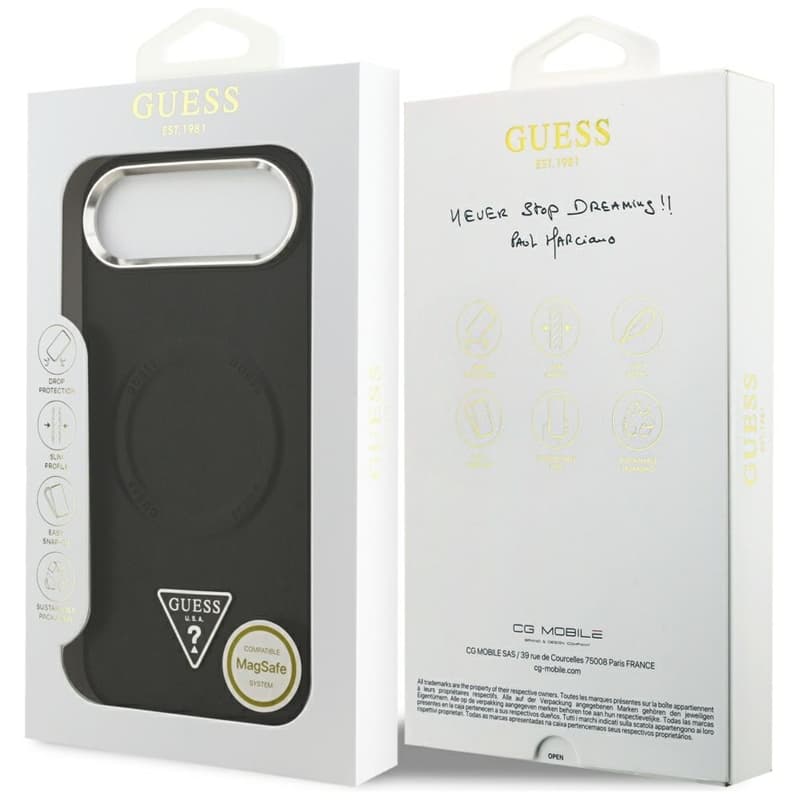 Guess Triangle Logo MagSafe - Case iPhone Air (Black) 8