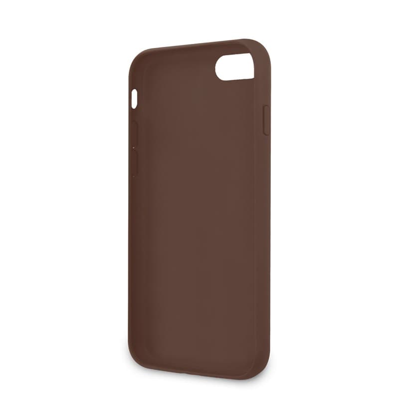 Guess 4G Bottom Stripe Collection - Etui iPhone SE 2020 / 8 / 7 (Brown) 4