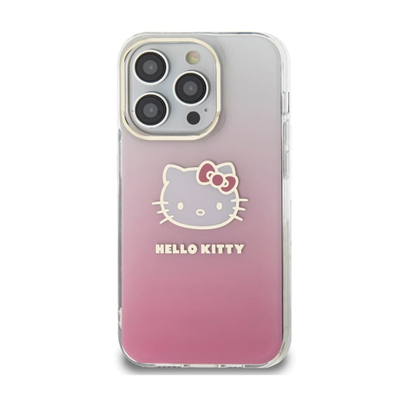 Hello Kitty IML Gradient Electrop Kitty Head - iPhone 15 Pro Max Case (pink) 3