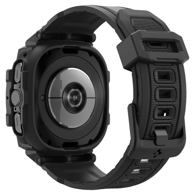 Spigen Rugged Armor Pro - Strap + Case for Samsung Galaxy Watch Ultra 47 mm (2025/2024) (Matte Black) 8