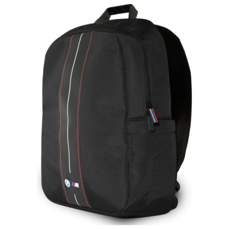 BMW Nylon Red Stripe - Laptop Backpack 16" (Black) 2