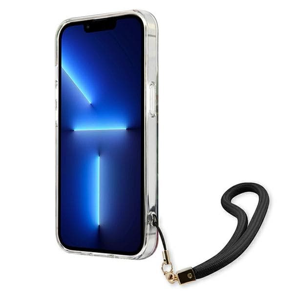 Guess Flower Cord - Cover for iPhone 13 Pro (Blue) 5