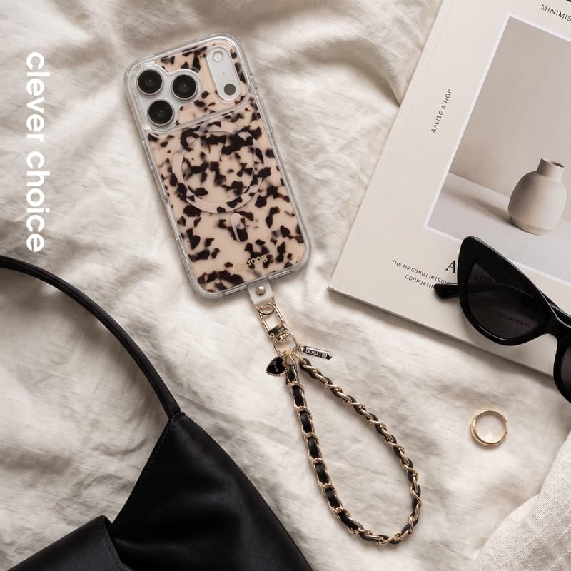 Crong Phone Charm - Lanyard Phone Pendant (Black Twist) 2