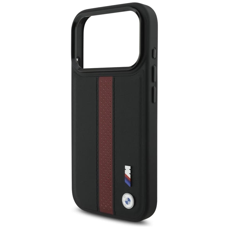 BMW M Perforated Stripe Logo MagSafe - iPhone 17 Pro Case (Red) 6