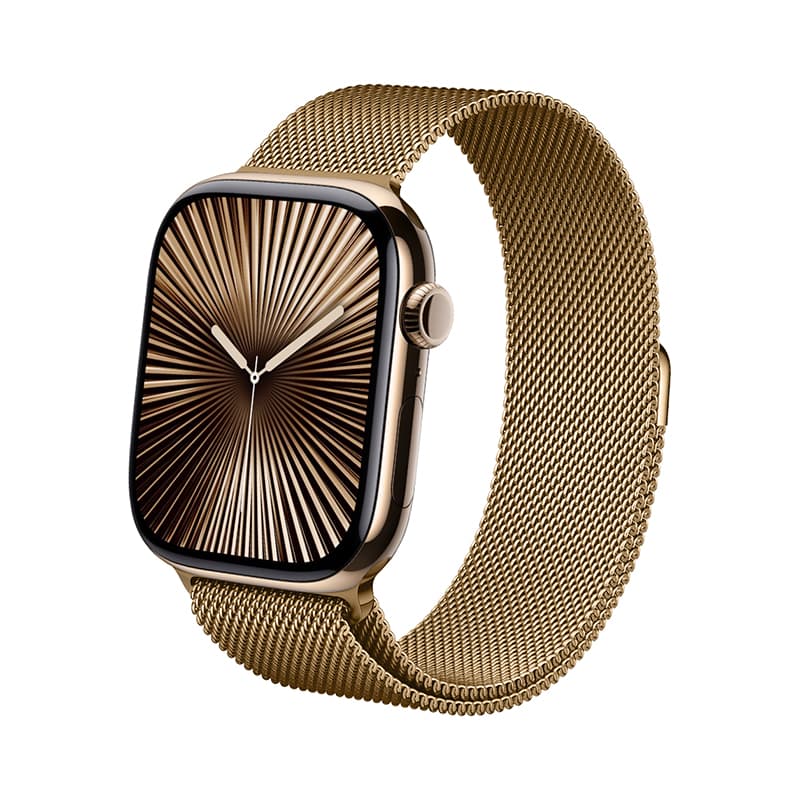 Crong Milano Steel - Stainless Steel Strap for Apple Watch 44/45/46/49 mm (Rose Gold) 1