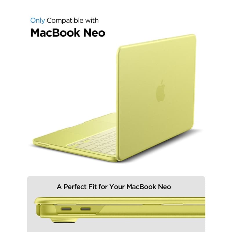 Spigen AirSkin - MacBook Neo Case (Frost Citrus) 6
