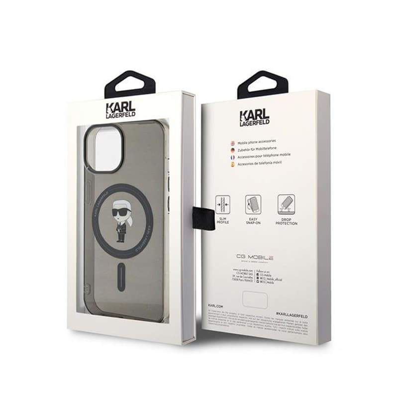 Karl Lagerfeld IML Ikonik MagSafe - iPhone 15 Case (black) 8