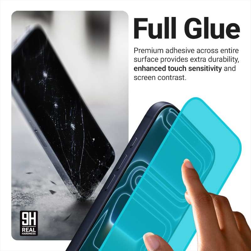 Crong EasyShield 2-Pack - Tempered Glass iPhone 17 / iPhone 17 Pro / iPhone 16 Pro (2 pieces) 4