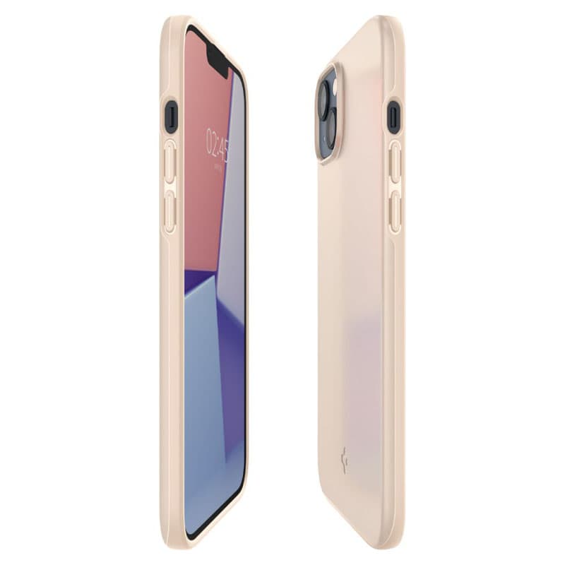 Spigen Thin Fit - Case for iPhone 15 Plus / iPhone 14 Plus (Beige) 6