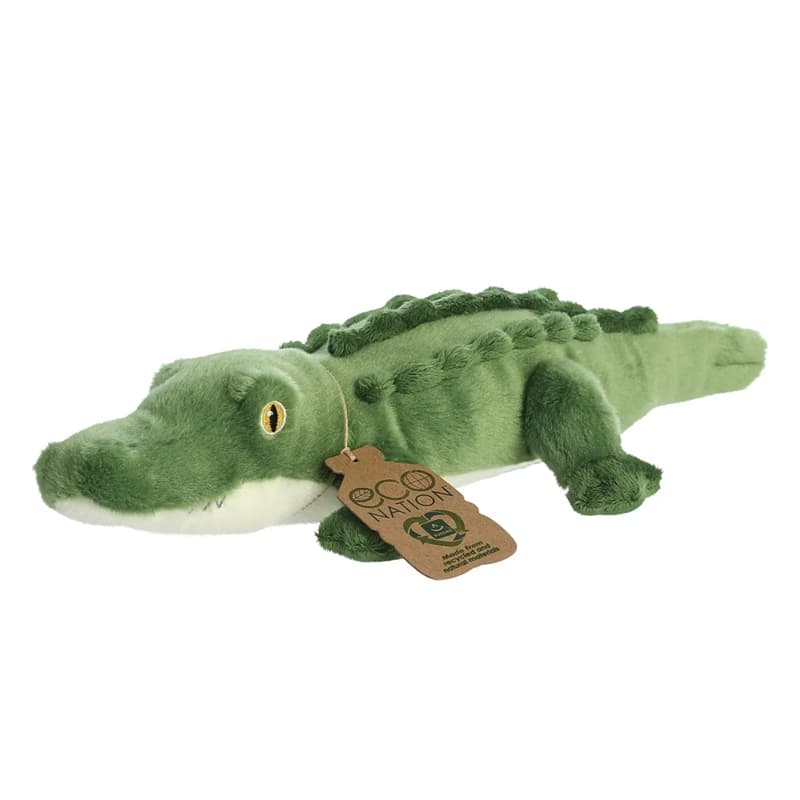 Eco Nation – Plush Toy / Cuddly Alligator 36 cm Eco-Friendly 2