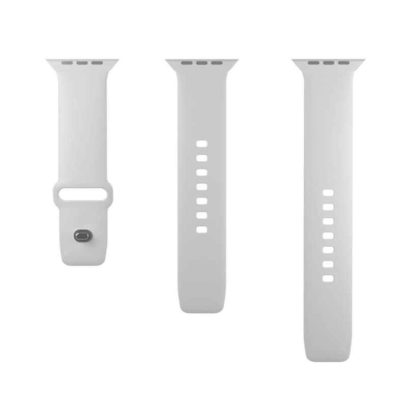 PURO ICON - Elastic strap for Apple Watch 44/45/46/49 mm (S/M & M/L) (White) 4
