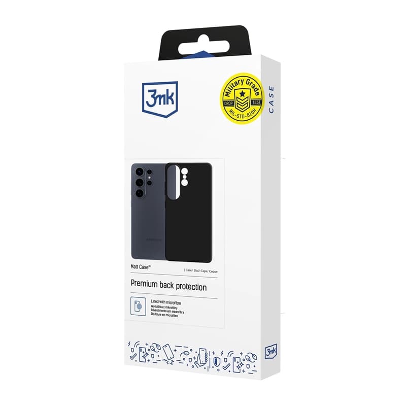 3mk Matt Case - Case for Samsung Galaxy S26 Ultra (Black) 3