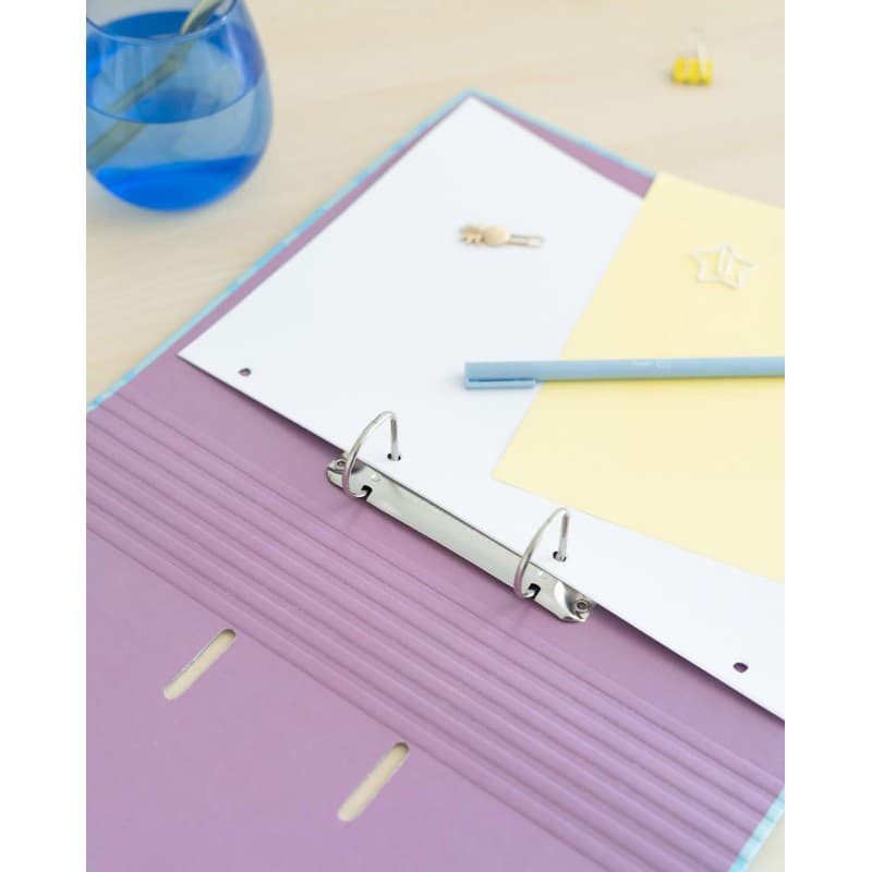 Disney Stitch - A4 binder from the Tropical collection (2 rings, elastic band) 6