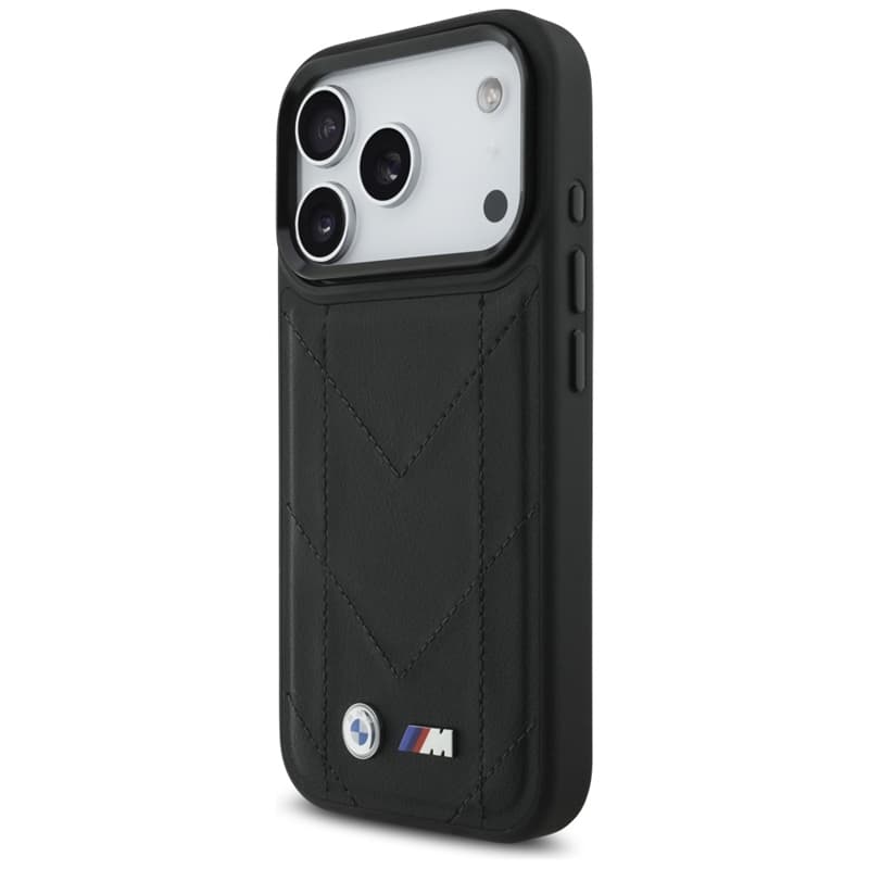 BMW M Quilted Logo MagSafe - iPhone 17 Pro Case (Black) 2